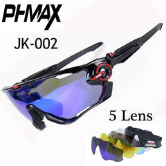 Polarized 5 Lens Cycling Eyewear MTB Bicycle Sun Glasses