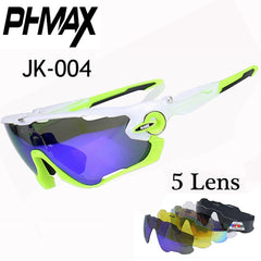Polarized 5 Lens Cycling Eyewear MTB Bicycle Sun Glasses