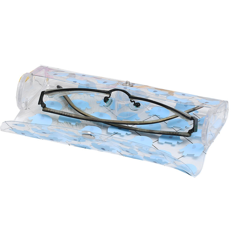 1PC Cute Unisex Clear Sunglasses Glasses Case Transparent Spectacle Storage