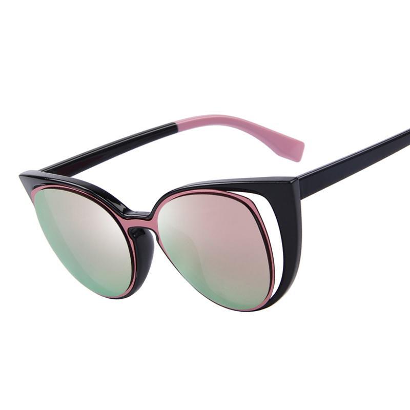 Cat Eye Sunglasses Women  Retro Pierced